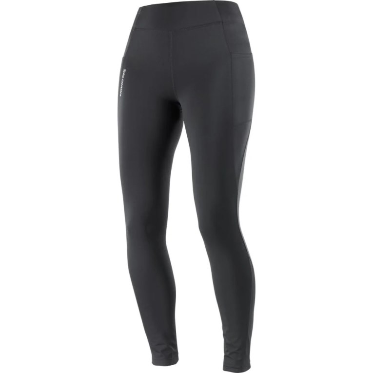 Calça Legging Salomon Cross Warm 28'' Feminino Pretas | PT E52704